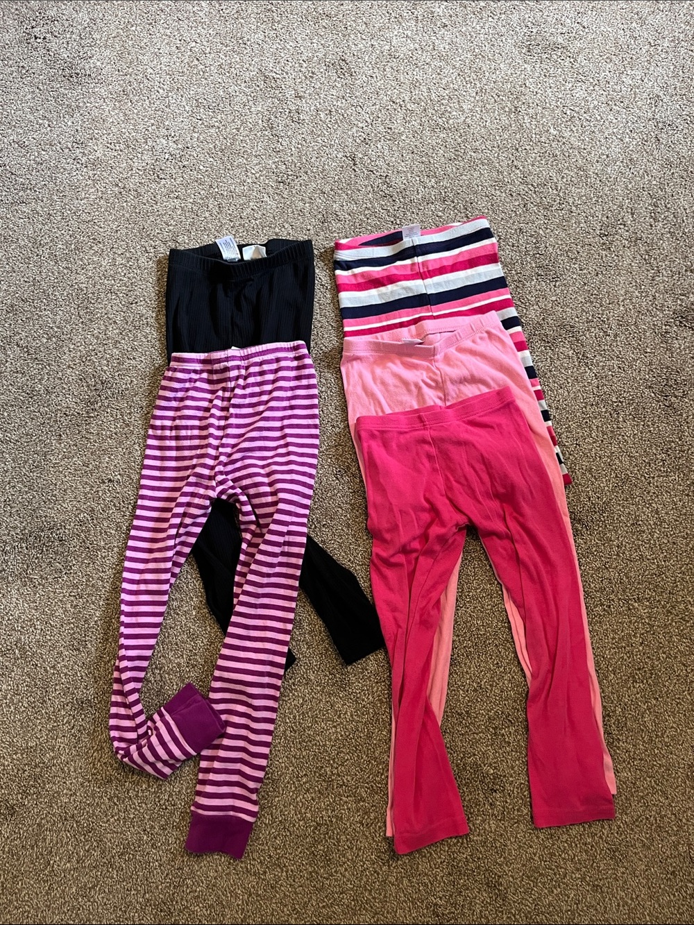 Gymboree Pink & Dark Pink Girls' Leggings Set